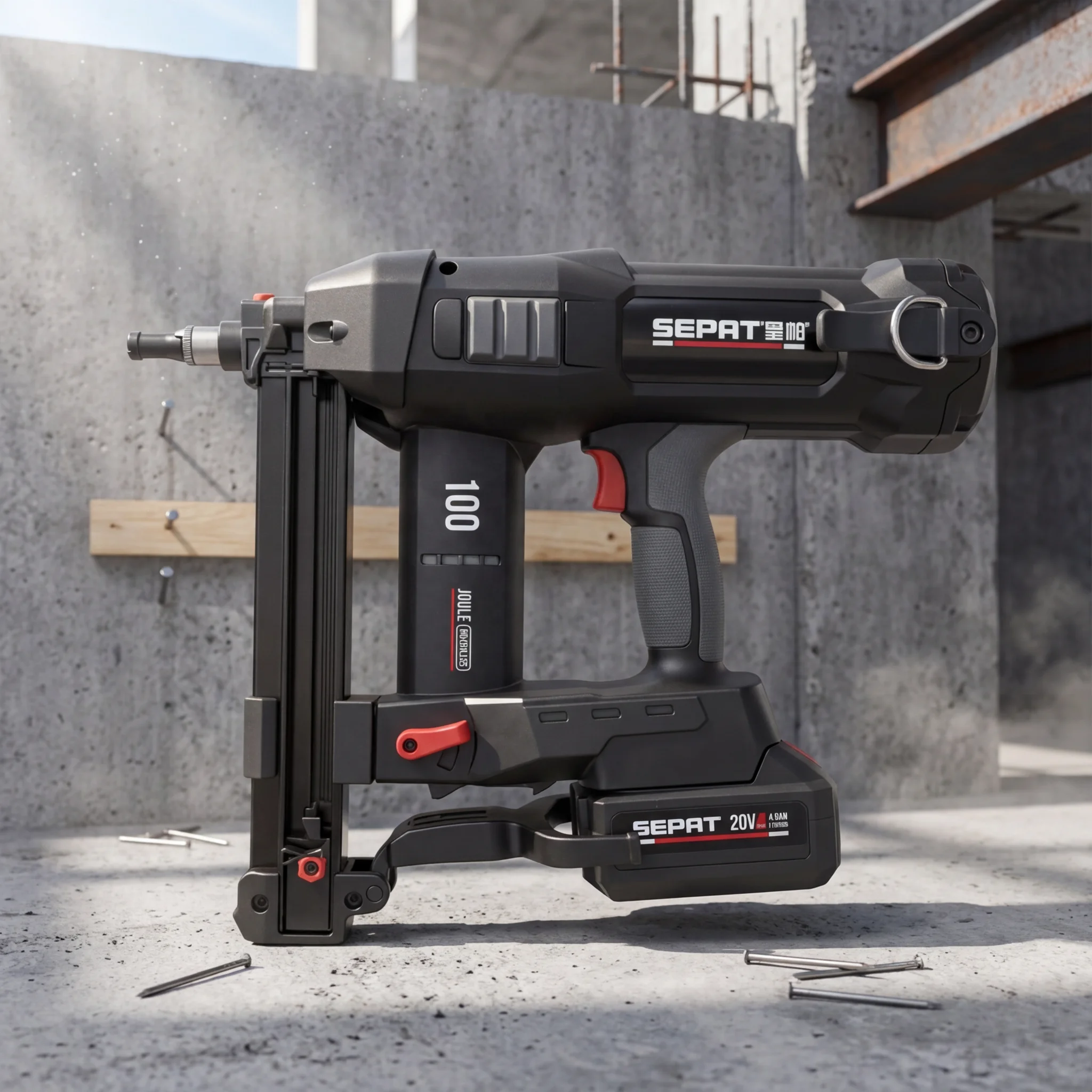 

Professional Grade Brushless Sepat No Gas 15-40mm Cordless Steel Concrete Nail Gun Fastener Tool Wholesales