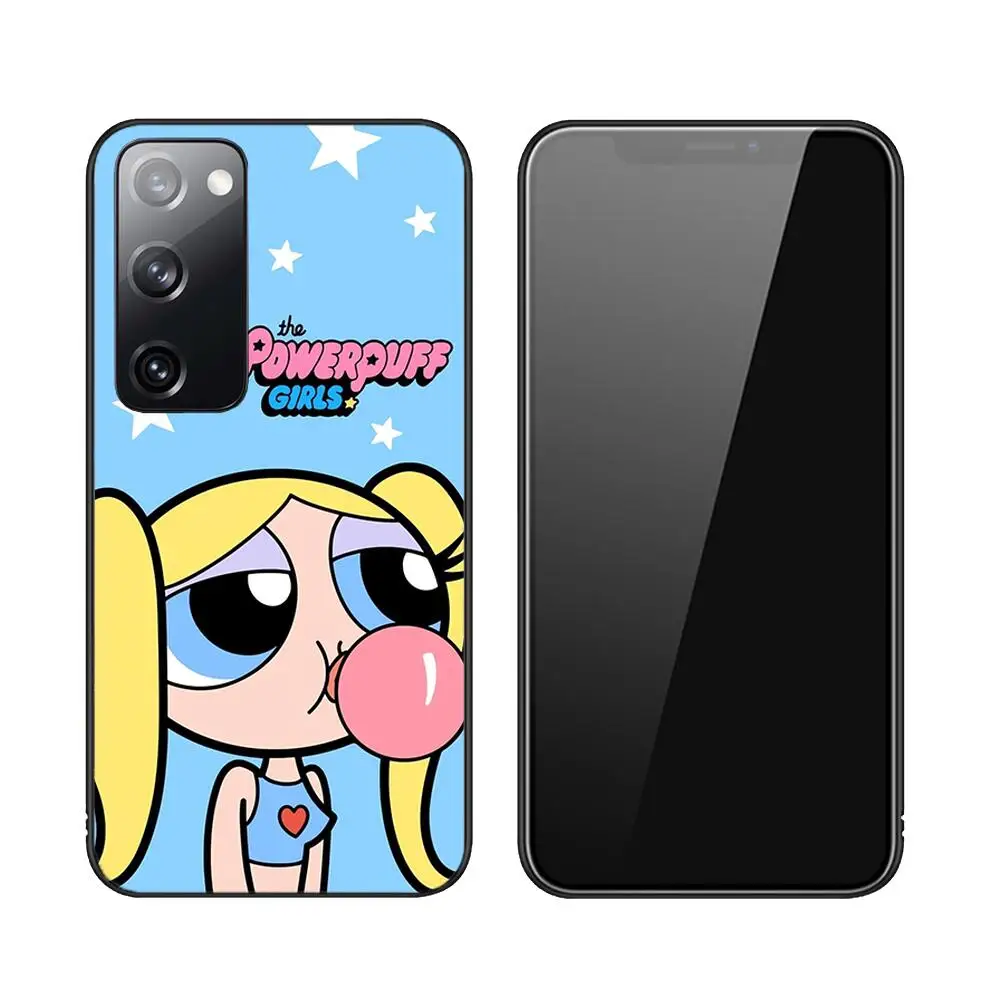 The Powerpuff Girls Bubbles TPU Phone Case Luxury For Samsung Galaxy S23 S21 S10 S30 S20 S22 S8 S9 S30 Pro Plus Ultra Fe Cover