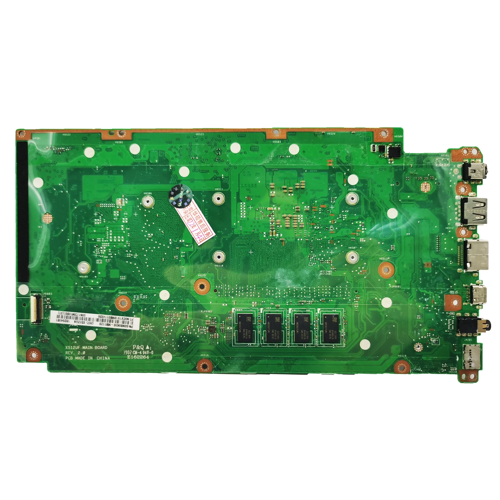 X512UA Mainboard For ASUS X712UA F512U A512U Y5100U V5000UA X512UB X512UF Laptop Motherboard CPU i3 i5 i7 7th/8th Gen 4G RAM