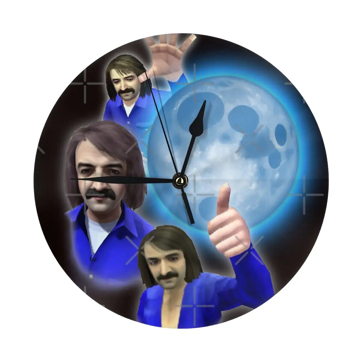3x-playstation-1-murat-erdem-aka-turco-winker-full-moon-relogio-de-parede-decoracao-de-quarto-relogio-anime