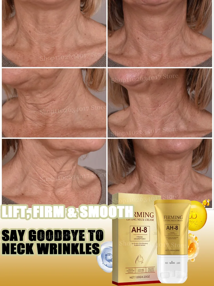 

AH-8 Firming Lifting Neck Cream for Crepey Skin Deeply Moisturizing Tightening Lifting Anti Aging Comfort Roller Neck Cream