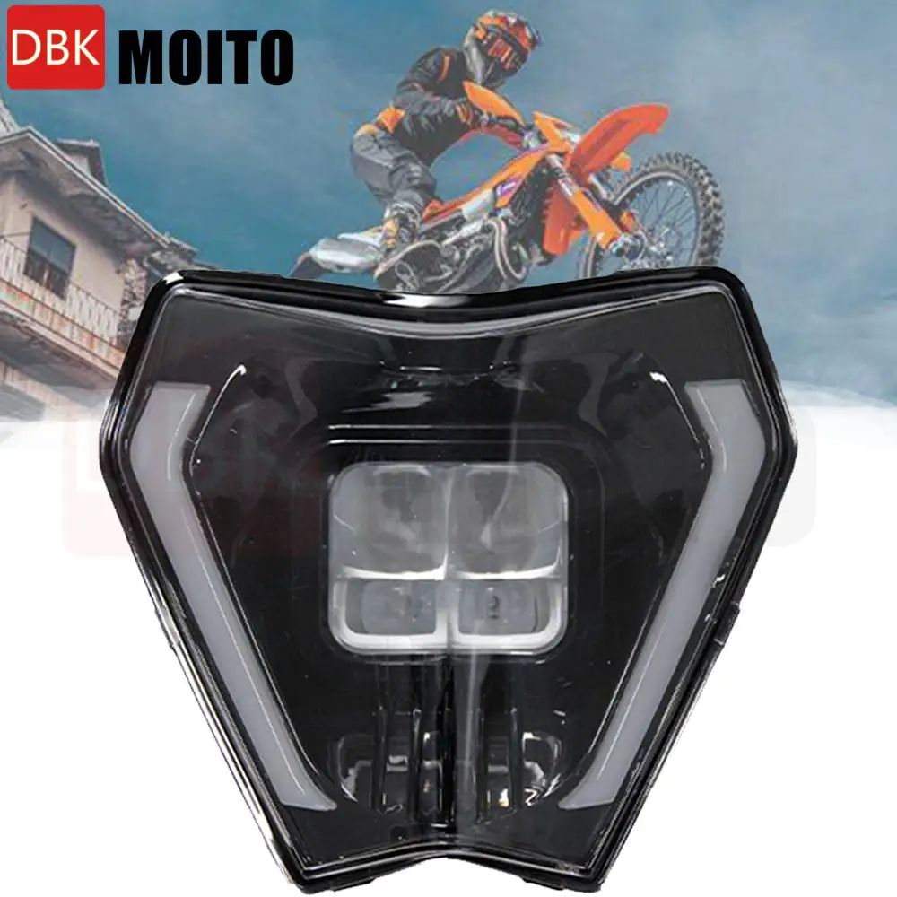 

Supermoto Motorcycle Accessories For KTM EXC XCW SX EXC-F XCW-F SX-F 125 300 500 2024-2026 Head Lamp Dirt Bike Enduro
