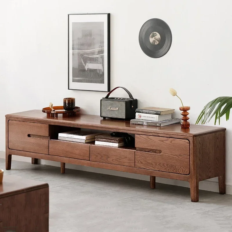 

Stand Modern Console Full Cabinet Entertainment Center Unit Multifunction Living Room Wooden Soportes De TV Home Furniture
