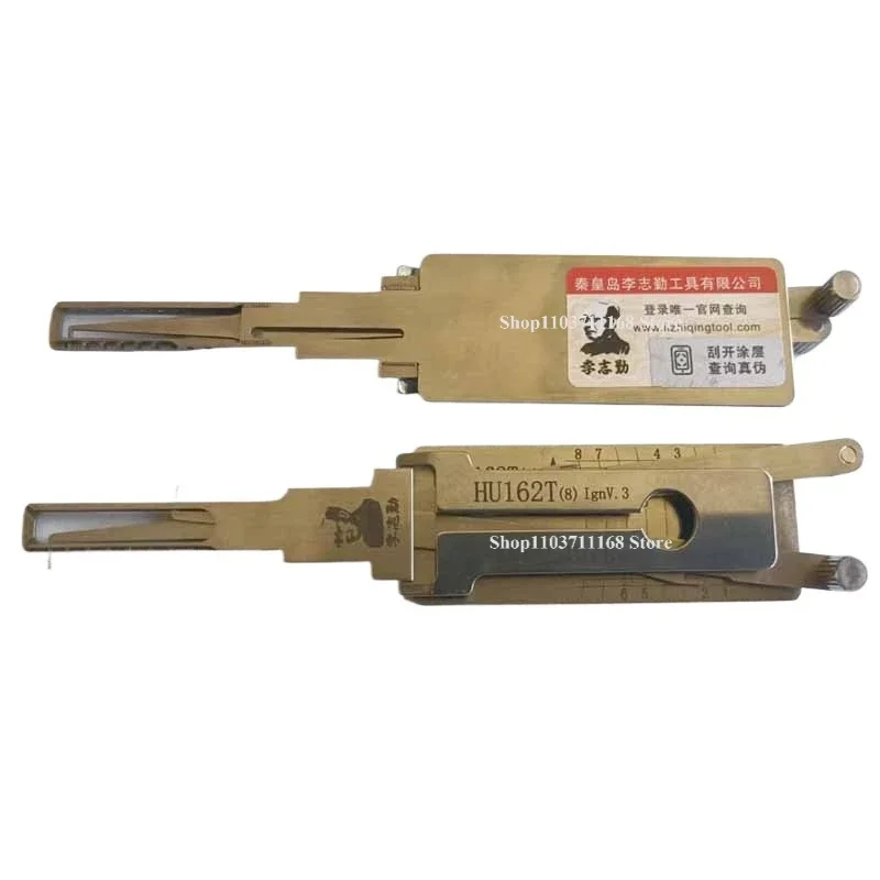 

1PCS Lishi 2-in-1 HU162T(8)lgnV.3 HU162T(9)lgnV.3 Ign 2in1 Decoder and Pick for VW for Audi Locksmith Picking ToolS Car Ganzua