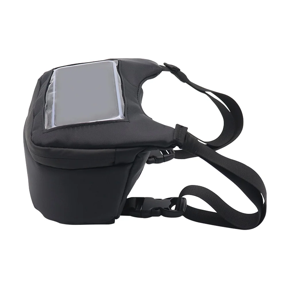 

Motorcycle Front Bag Waterproof Bike Handlebar Pouch Quick Install Spacious Cycling Storage Bag for Phone Wallet Keys
