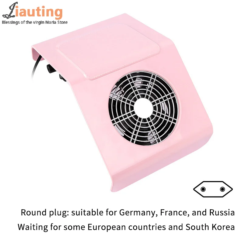 ネイルダストコレクター掃除機マニキュア機械ツール用プロフェッショナル強力なパワー40ワットハンドパッド付きネイル吸引ファン