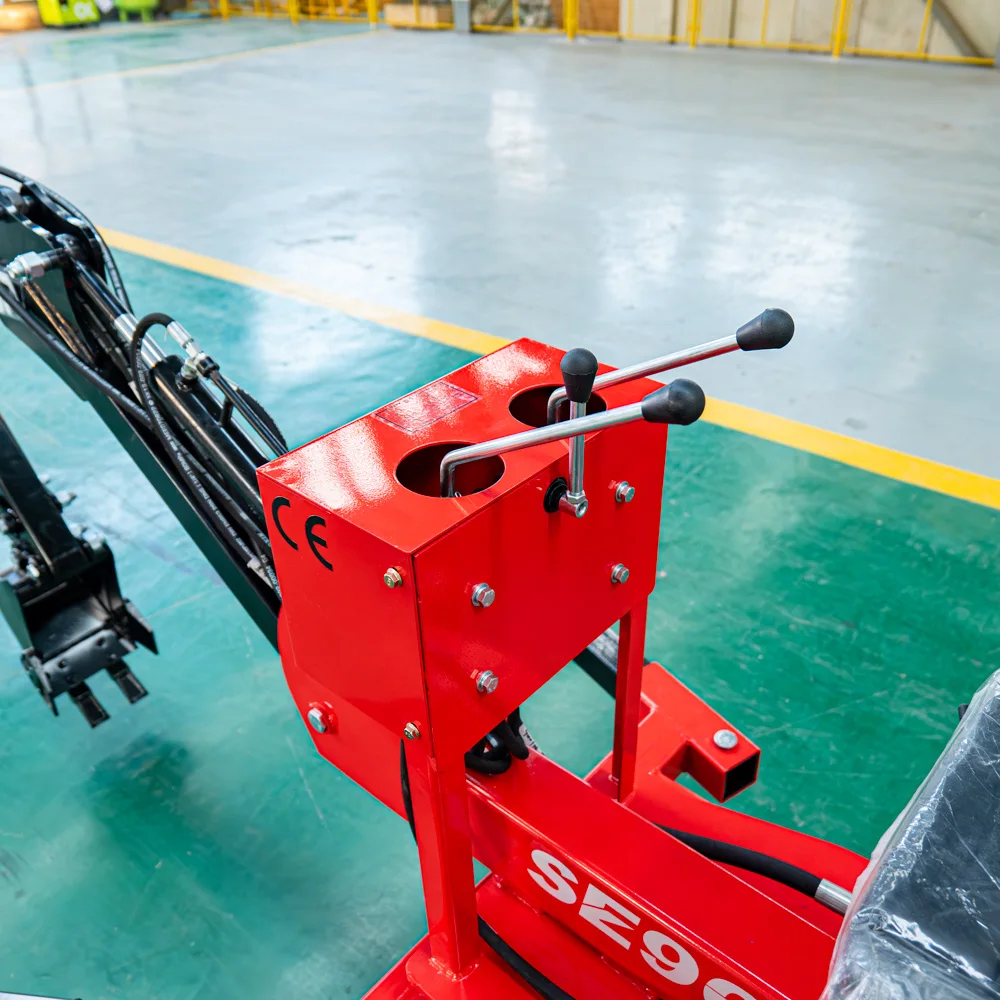 Piccola mini escavatore ragno, per uso agricolo e domestico