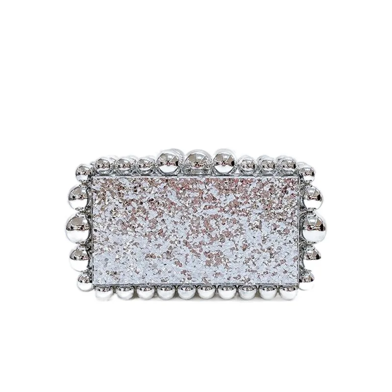 NONE Acryl Clutch Bag Multicolor 7