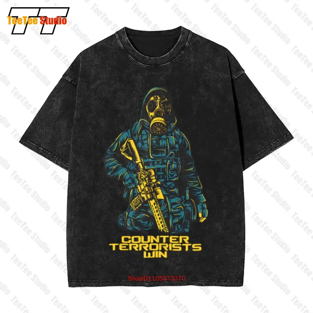 Counter Strike Csgo Inspired Gaming Vintage Oversized T-Shirt 8WEG