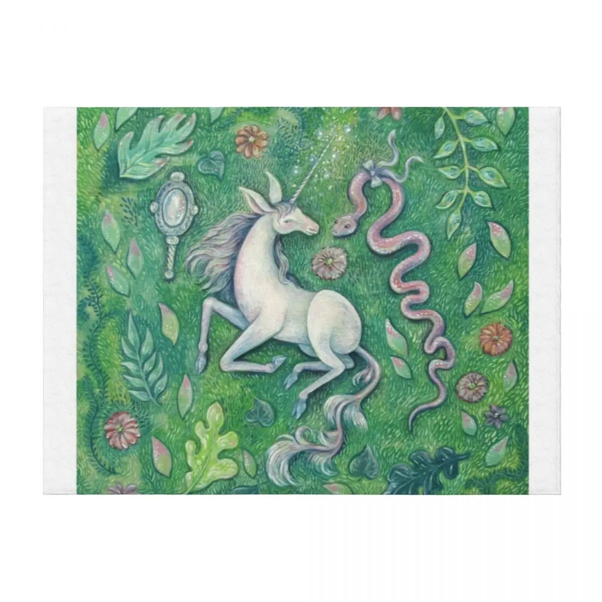 

Unicorn Magic Throw Blanket Fashion Sofas Furry Soft Beds Summer Blankets