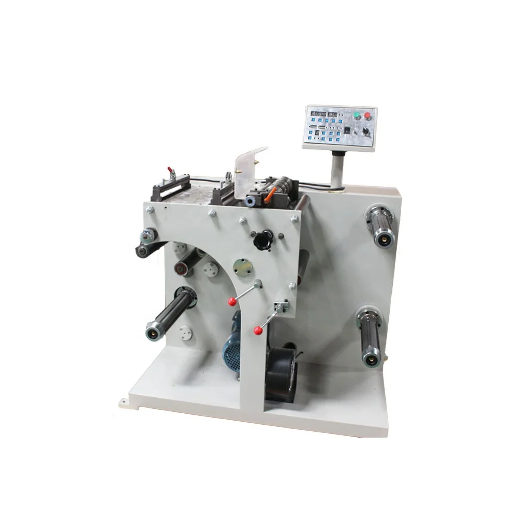 

DBFQ-320B AUTOMATIC ROTARY DIE CUTTING SLITTING MACHINE WITH DUAL REWINDING