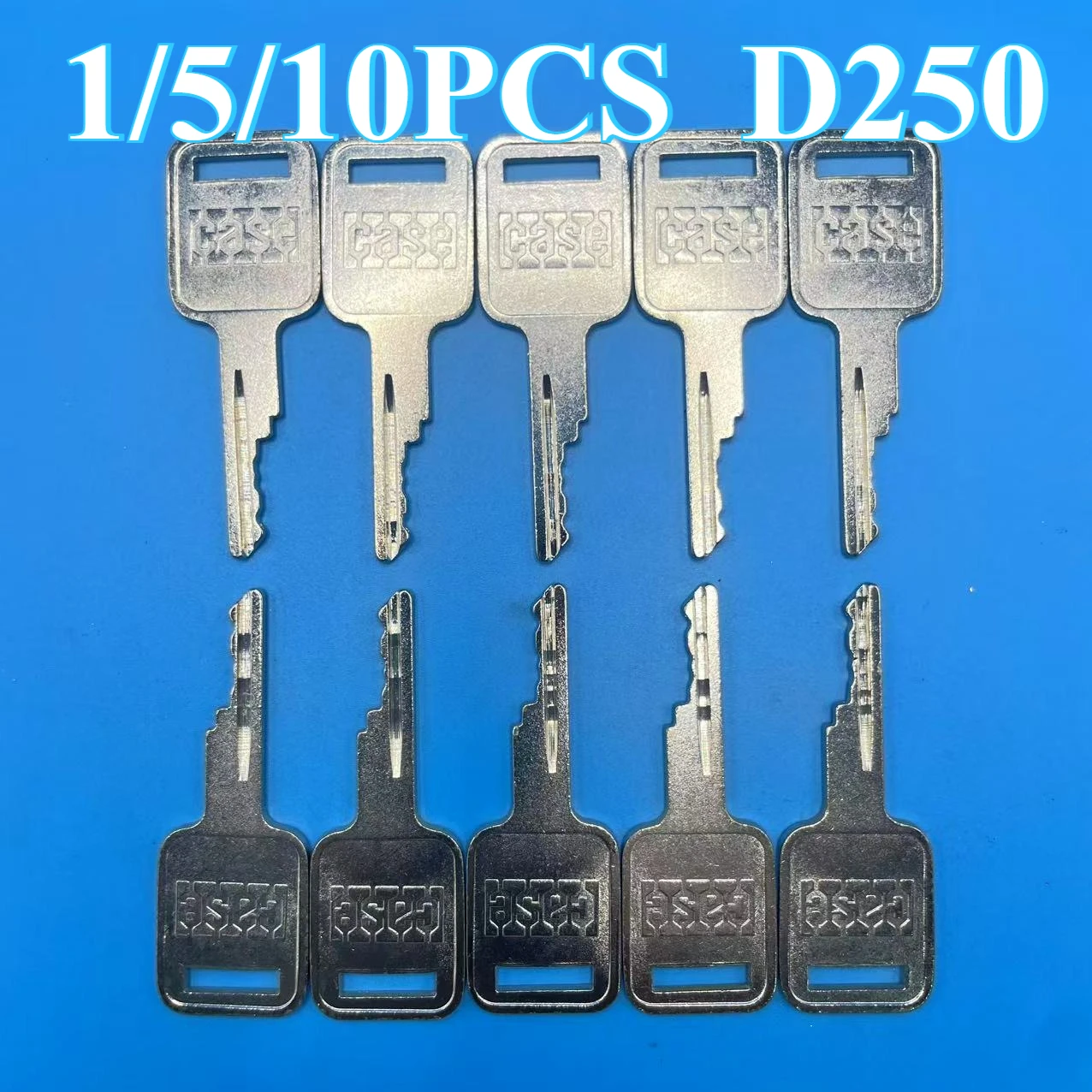 1/5/10PCS D250 Excavator Heavy Equipment Construction D250 A77313  Skid Steer Ignition Switch Key