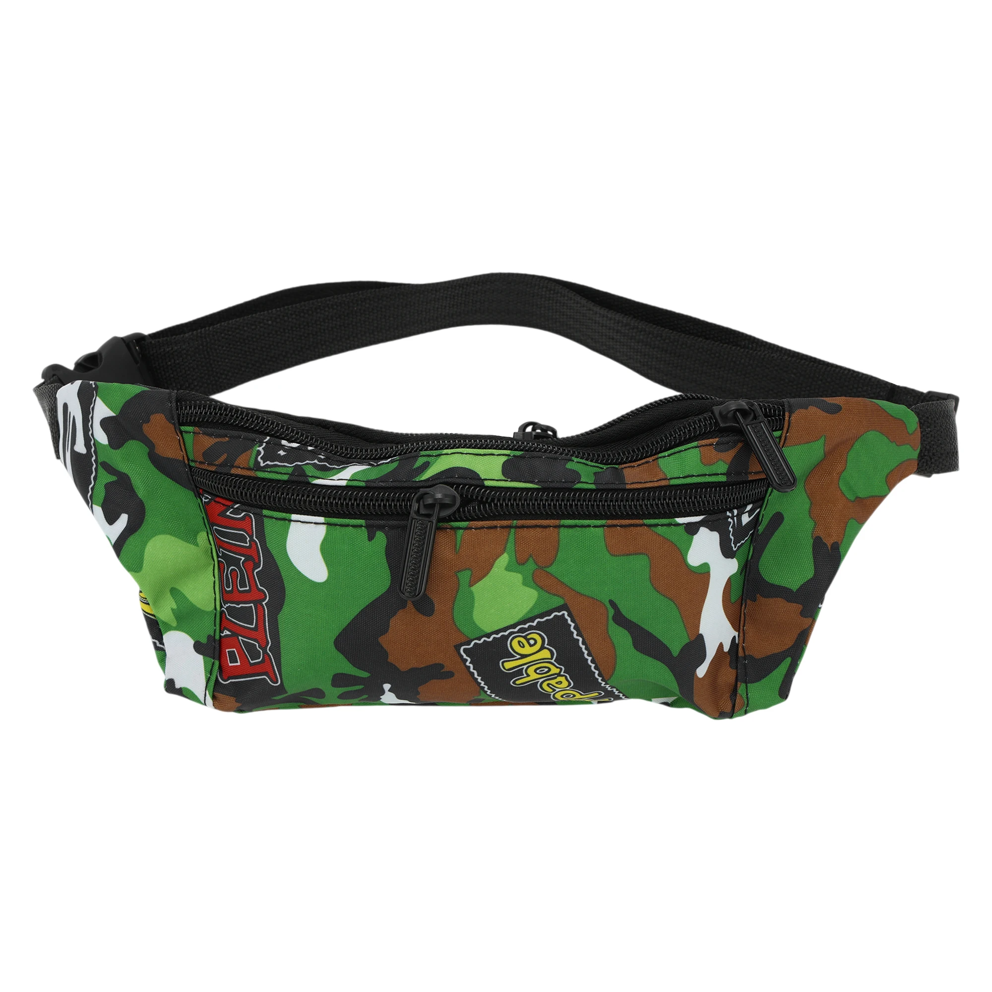 X Autohaux Thin Camo Fanny Pack Green 1 قطعة #1