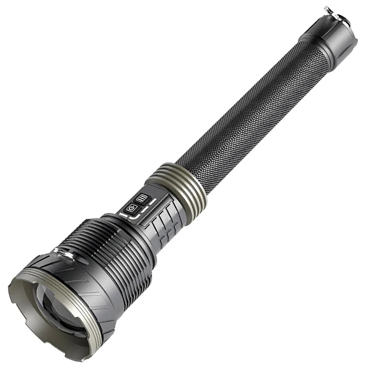 Manufacturer Outdoor Hunting LED Flashlight Emergency Aluminium Alloy Zoomable 16000Lm Led Torch Lamp