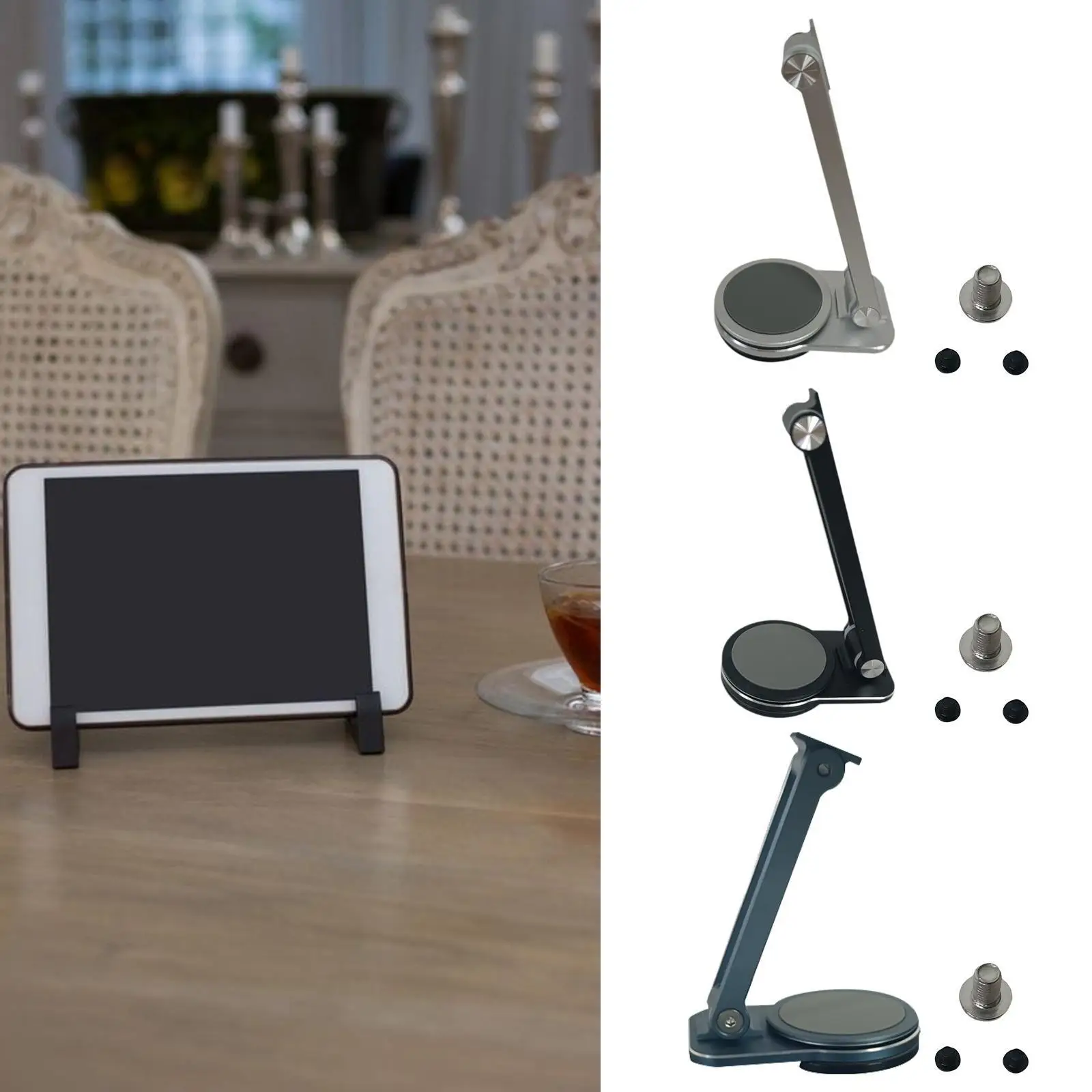 

Phone Stand Accessory Sturdy 360° Rotatable for Daily Use Apartments Table