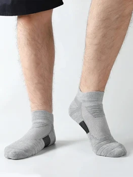 1/3 Pairs Anti-slip Football Socks Men Cotton Sock Short Long Tube Soccer Basketball…