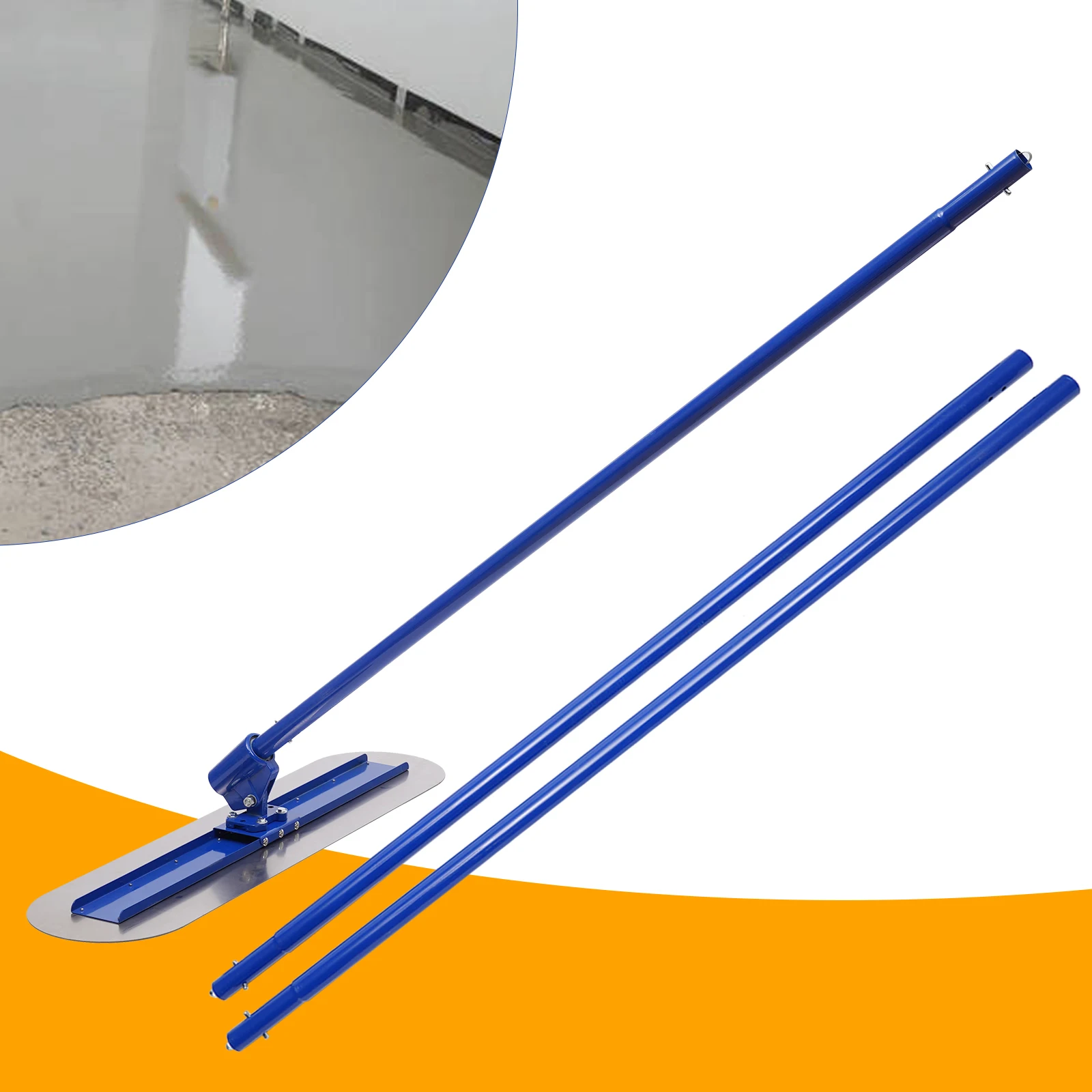 Imagem -03 - Nivelamento do Máquina Flutuador Concreto 120cm Aço Inoxidável