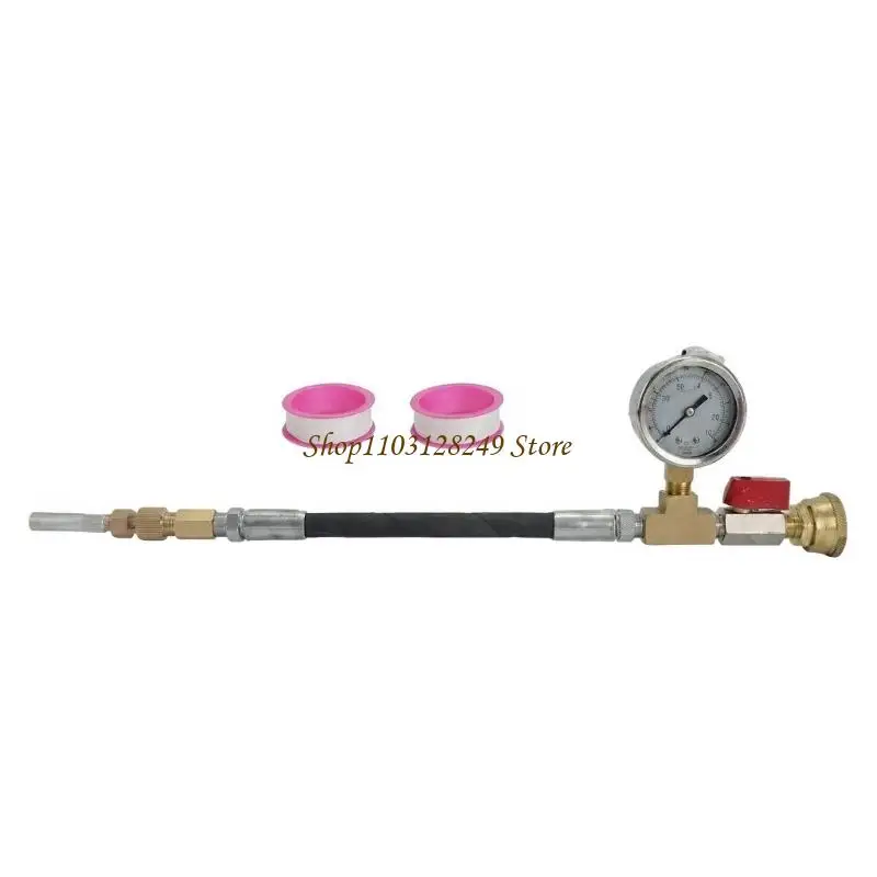 N5KD Geothermal Loop Fill Tool with 100PSI Gauge Garden Hose Connector