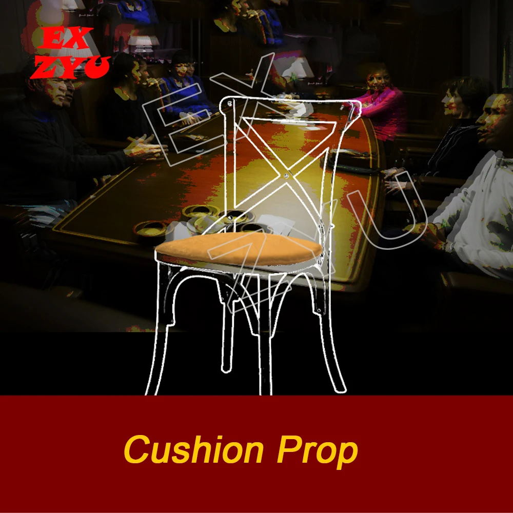 escape room Cushion Prop sit on a chair with cushion to unlock pressure prop escape game chamber room EX ZYU