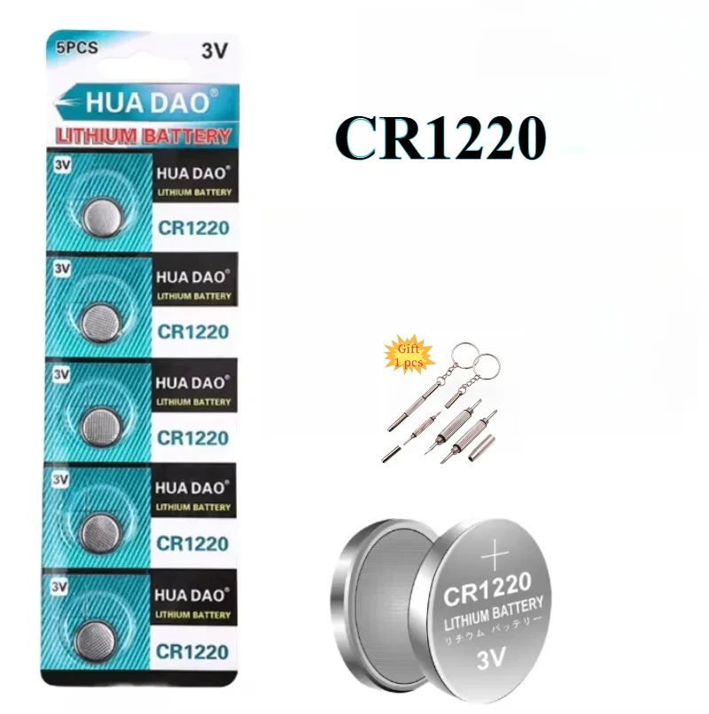 2-50PCS 3V CR1220 Batteries Lithium Coin Cell 1220 Battery for watch healthcare devices Calculator lithium battery