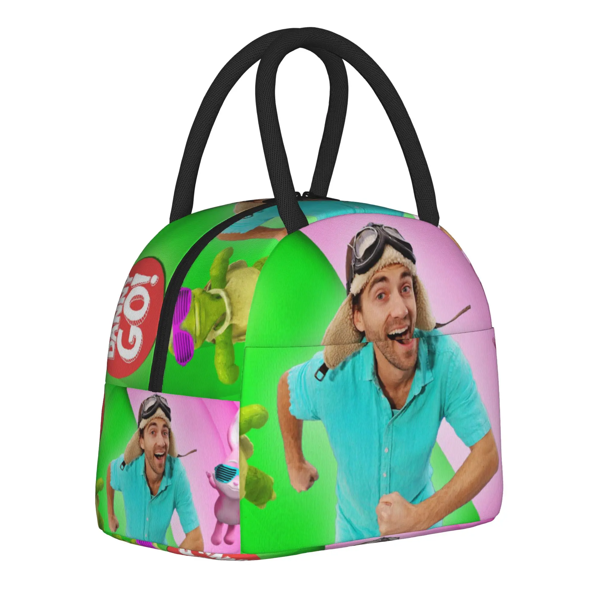 Danny Go Insulated Lunch Bag for Men Women  Food Bag Portable Cooler Thermal Lunch Box For Travel