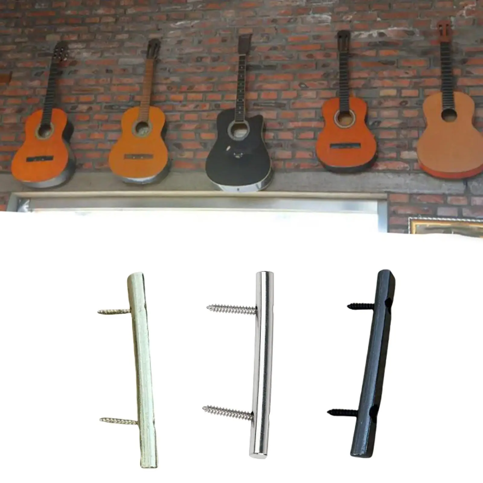 Guitar String Retainer Bar Electric Guitar String Pressing Strip Metal with Screws Repair Part Luthier Tool Guitar Accessory