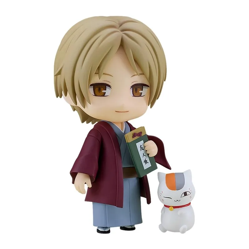 

Оригинальный NENDOROID 10 см # 2675 Takashi Natsume Nyanko Sensei фигурку игрушки для детей подарок Коллекционная модель украшения