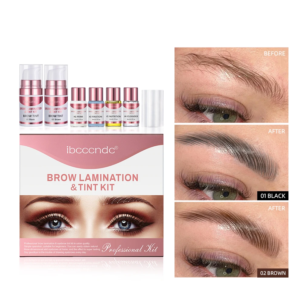 Brow Perm and brow lift 3D effect Eyebrow Styling agent portable travel set Professional beauty salon home