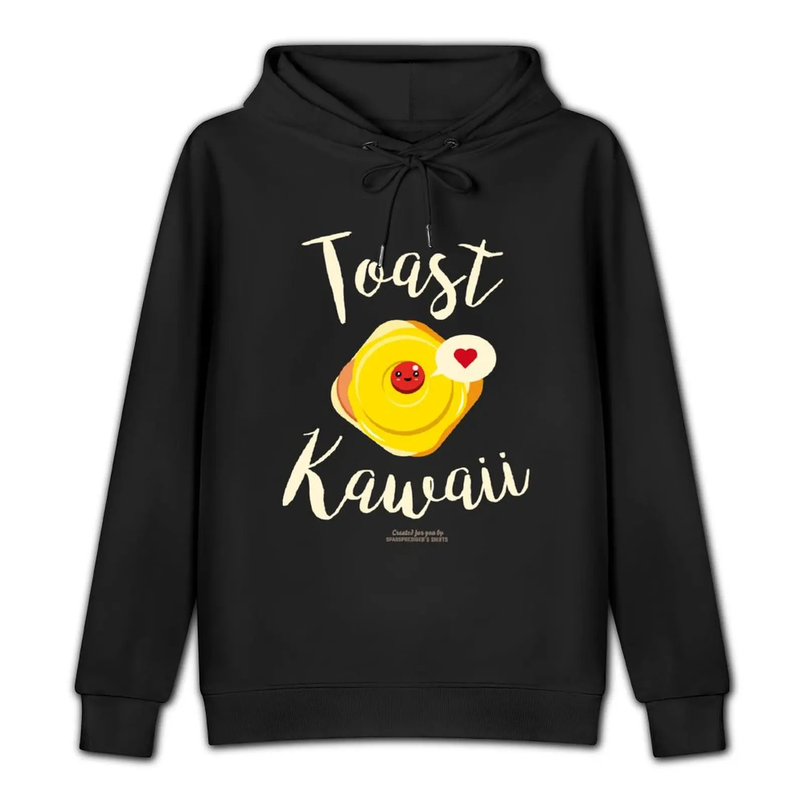 Toast Kawaii Mashup Geek Design Pullover Hoodie graphic t shirts men mens clothing japanese style graphic hoodies