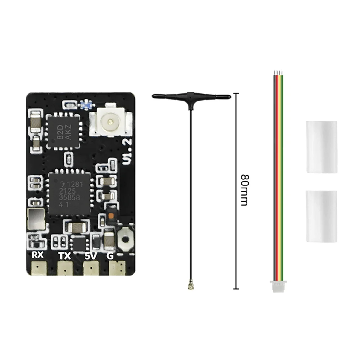 

T06C-SEQURE ELRS 2.4GHz Single RX Single Antenna Receiver for Racing Drone Fixed Wing High Refresh Rate Low Latency