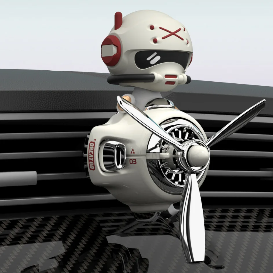 

Новый Nodding Battle Mecha самолет автомобильный вентиляционный зажим вращающийся диффузор аромата креативный автомобильный ароматический орнамент аксессуары