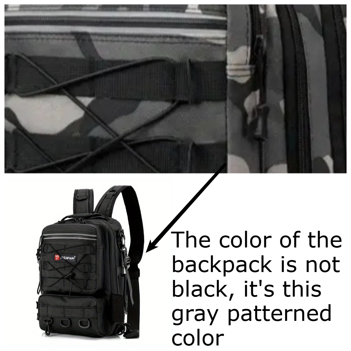 Plecak wędkarski na sprzęt z uchwytem na wędki, duża pojemność, wodoodporny, kamuflażowy plecak podróżny na ramię.