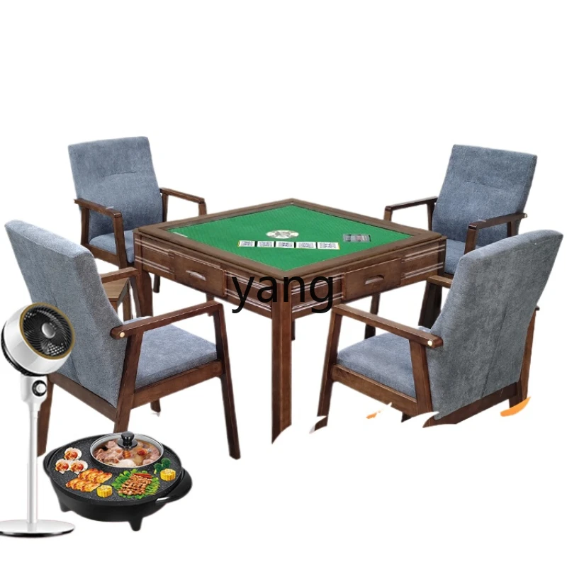 CX Landlord Automatic Dealing Device Poker Shuffling Artifact Solid Wood Dining Table Dual-Use