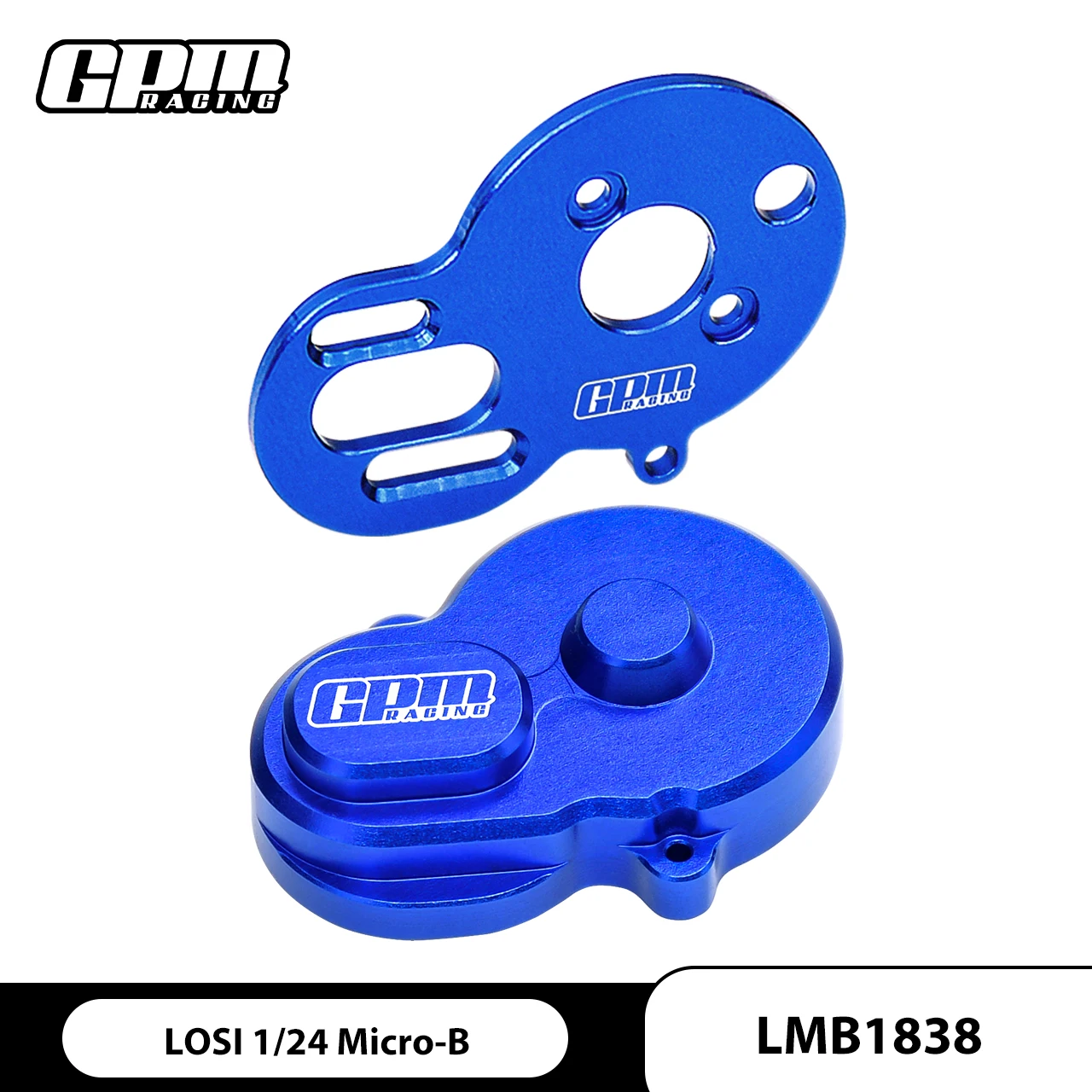 

GPM 7075 Alloy Motor Plate & Rear Main Gear Cover For LOSI 1/24 Micro-B