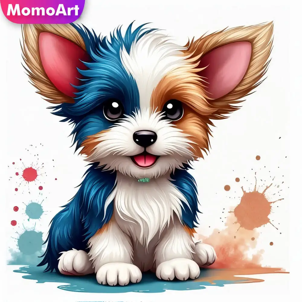 

Momoart Bear Алмазная мозаика животное полная круглая алмазная живопись лунная вышивка Новое поступление ручная работа хобби