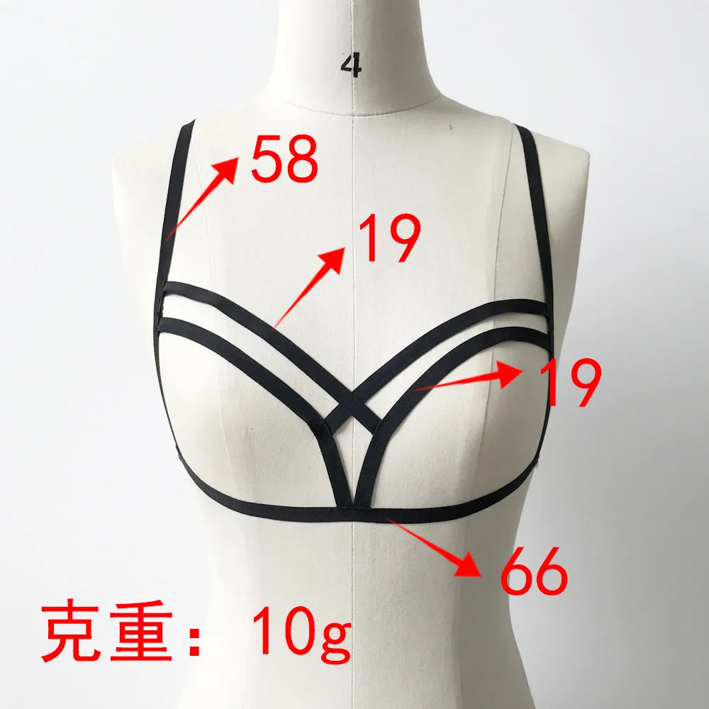 Women New Elastic Open Front Bra Sexy Gathered Invisible Bras Summer Streetwear No Steel Ring Bralette Seamless Corset Crop Tops