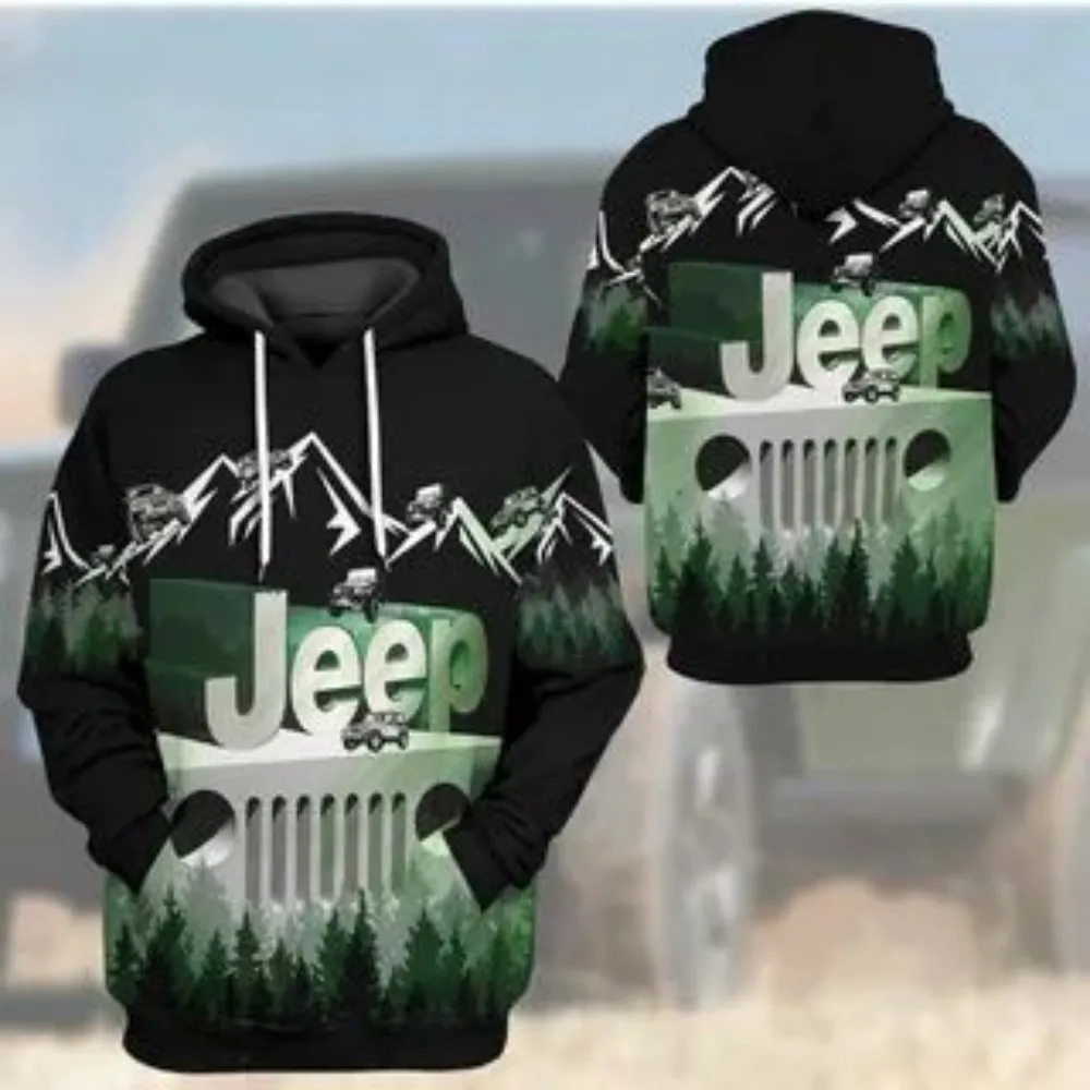 2026 New Jeep Casual Sport Sweater - Spring/Autumn Hooded Sport Sweater for Both Men and Women - Fashionable Trendy Sweater