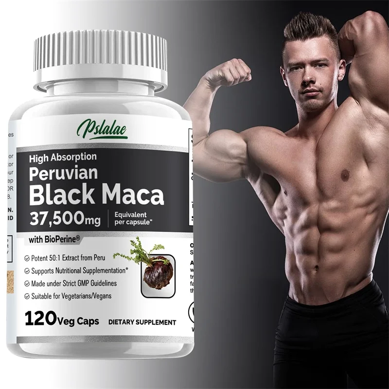 

Black Maca - Boosts Muscle Mass, Promotes Energy Production, Supports Immune System Health