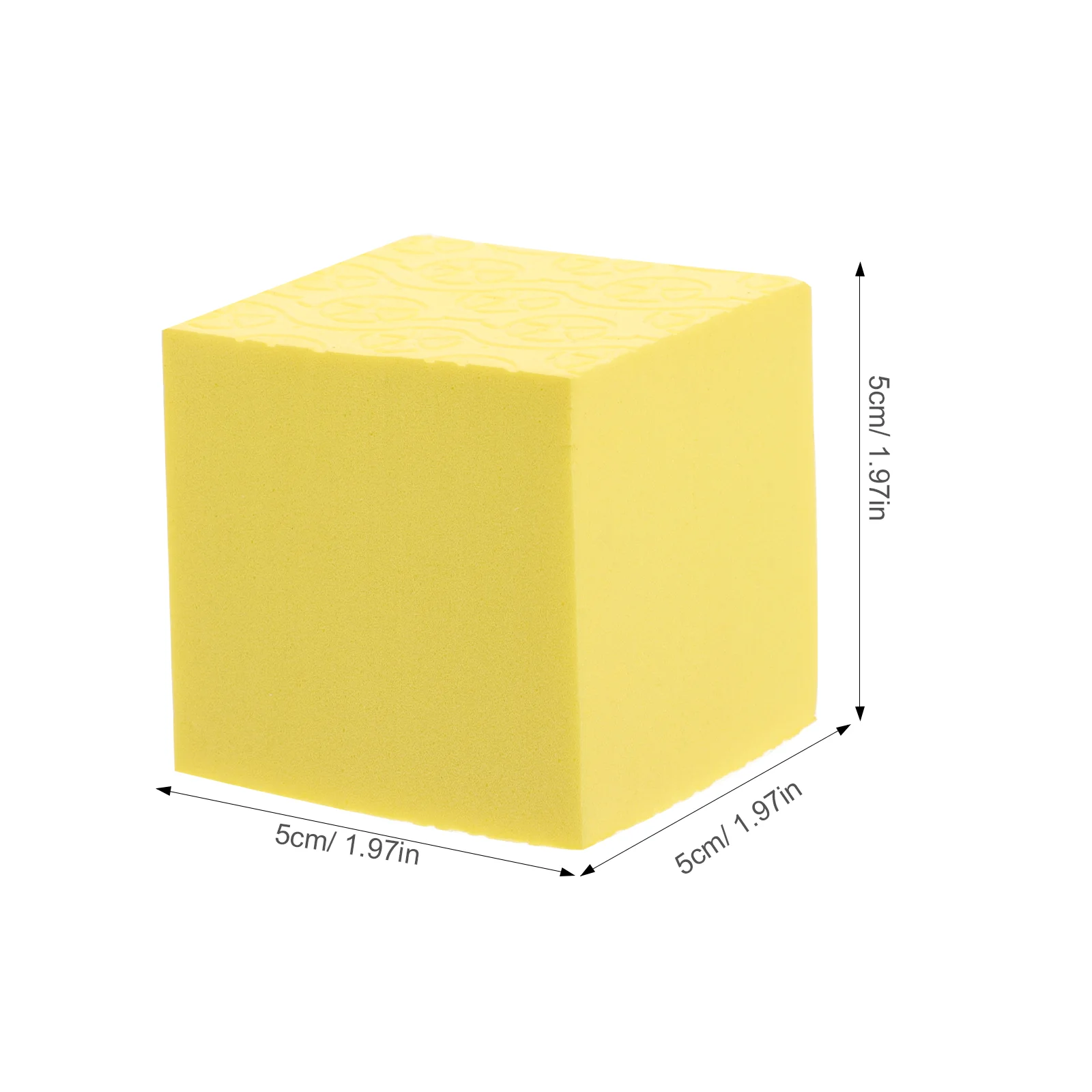 50pcs Craft Blocks Polystyrene Cube Colorful Square Brick DIY Craft for Flower Arranging Wedding Party Favors Decor ( ) 3.5CM