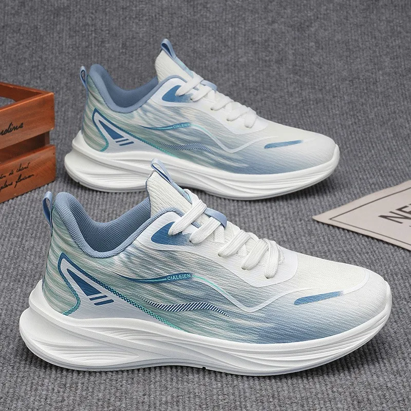 

Summer Fashion Mens Luxury Running Shoes Marathon Race Lightweight Air-cushion Sneakers Trendy Versatile Man Training Shoes 2026