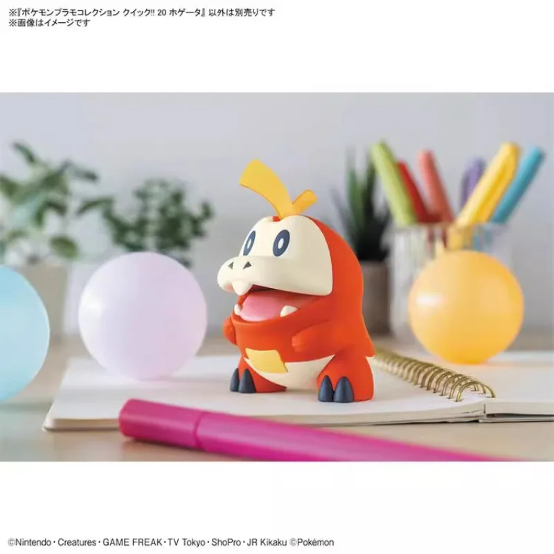 Bandai Original Anime Model Fuecoco Action Figure Assembly Toys Collectible Model Ornaments Gifts for Children