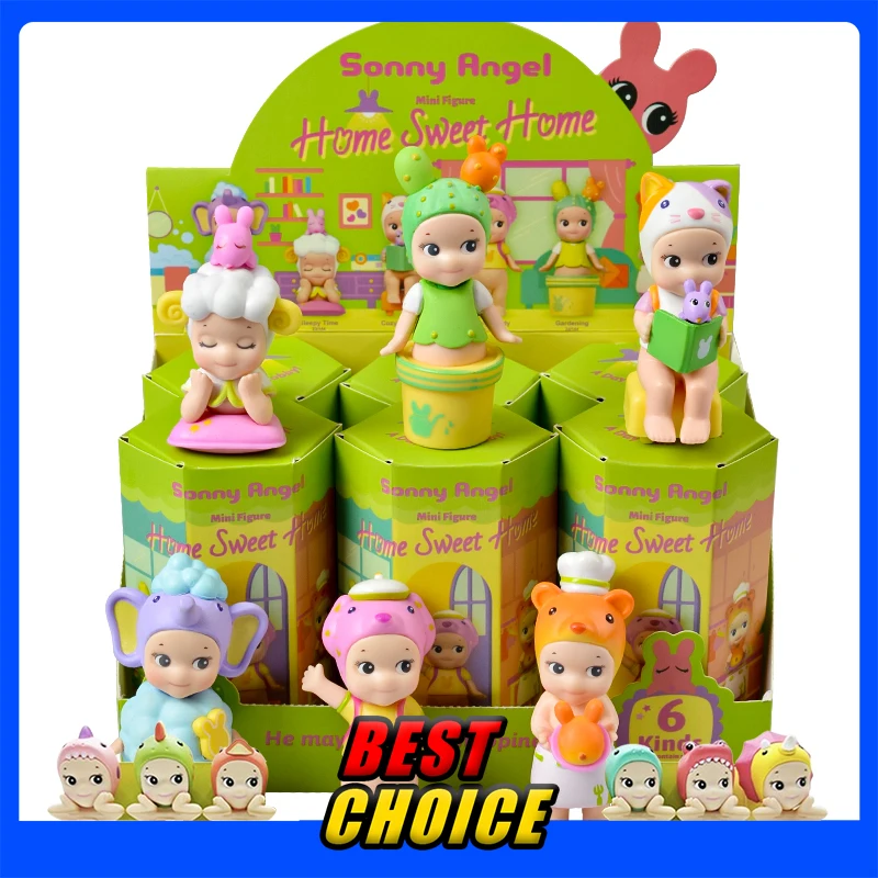 Sonny Angel 20th Anniversary Christmas Series Blind Box Tokoh Anime Boneka Ornamen Mainan Penggemar untuk Anak-anak Koleksi Hadiah Liburan