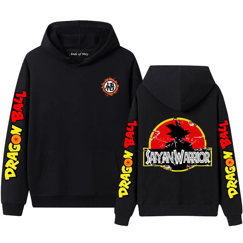 

Пуловер с капюшоном Dragon Ball — чистый хлопок, дышащий и эластичный | Модная толстовка | Идеальная толстовка с капюшоном для активных и отдыха!