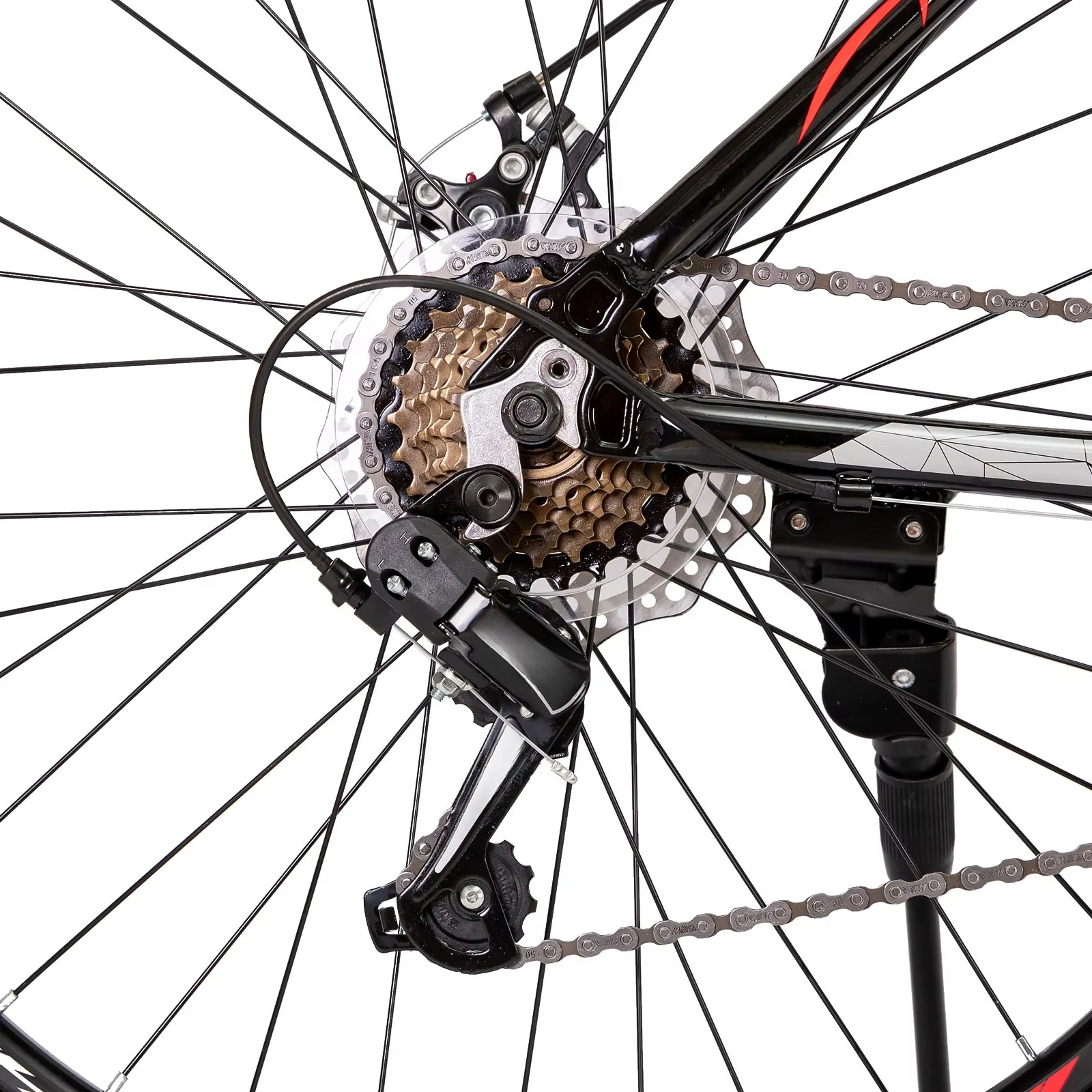 Forcella per sospensione Mtb per bicicletta da montagna da 26 pollici con telaio in lega di alluminio 21 velocità per bicicletta da montagna per adulti