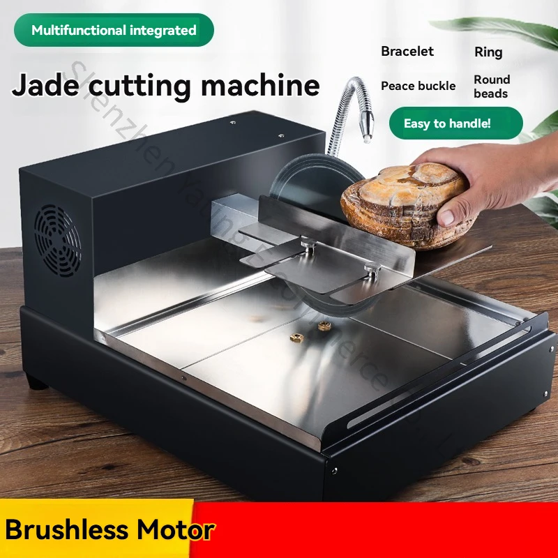 Jade Cutting Machine, Desktop Water Cutter Sanding Machine, Jade Polishing, Carving and Cutting Integrated Machine
