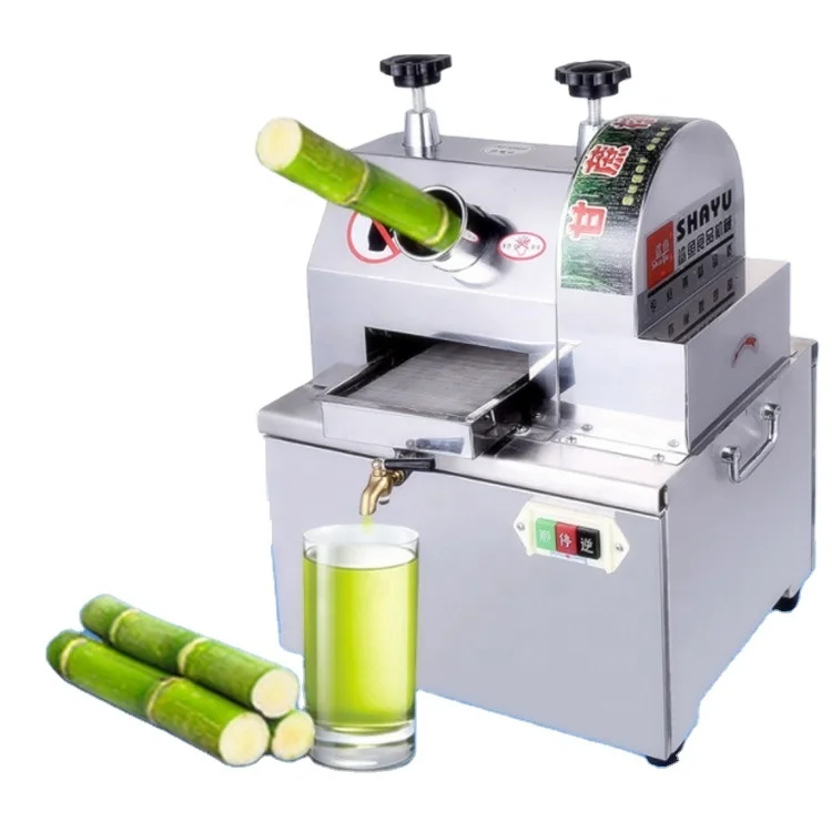 Industrial Commercial Electric Sugar Cane Squeezing Extracting Extractor Making Machine Table Top