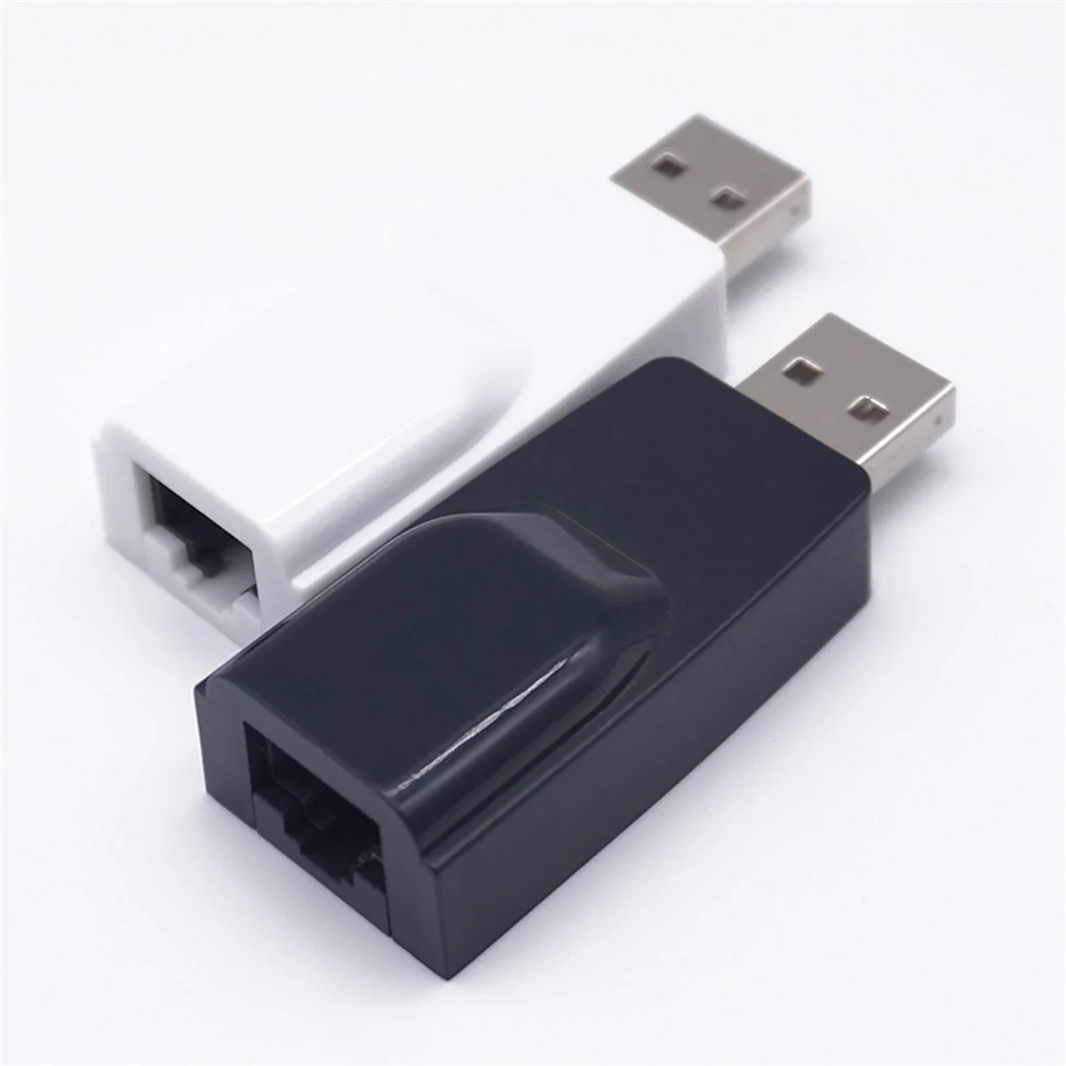 Adattatore Ethernet A49T da USB a RJ45 LAN Scheda di rete USB 2.0 da 100 Mbps per PC Laptop Desktop DVB Set Top Box Senza unità Nero