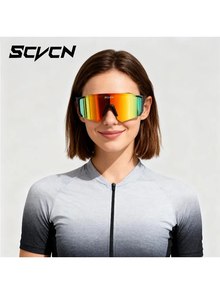 AliExpress SCVCN Trendy Outdoor Sports Glasses Cycling Sunglasses Men Women Aesthetically Fashion UV400 Pleasing Street Photography Goggles
