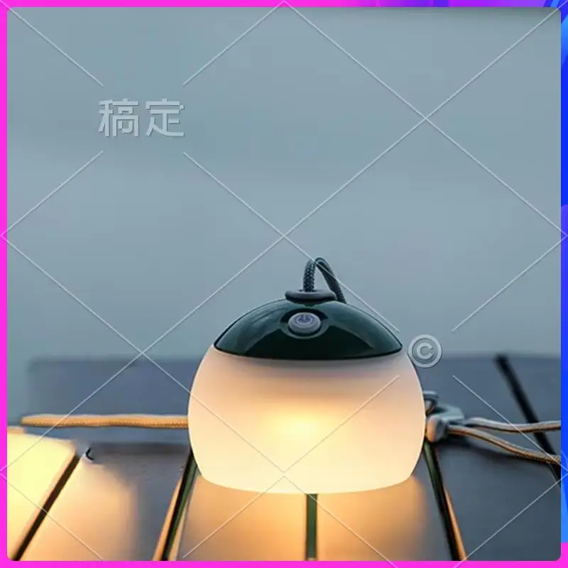 فانوس تخييم LED قابل لإعادة الشحن من AUU مع خطاف - 4 أوضاع مصابيح خيمة خارجية قابلة للتعديل لصيد الأسماك والتخييم والمزيد