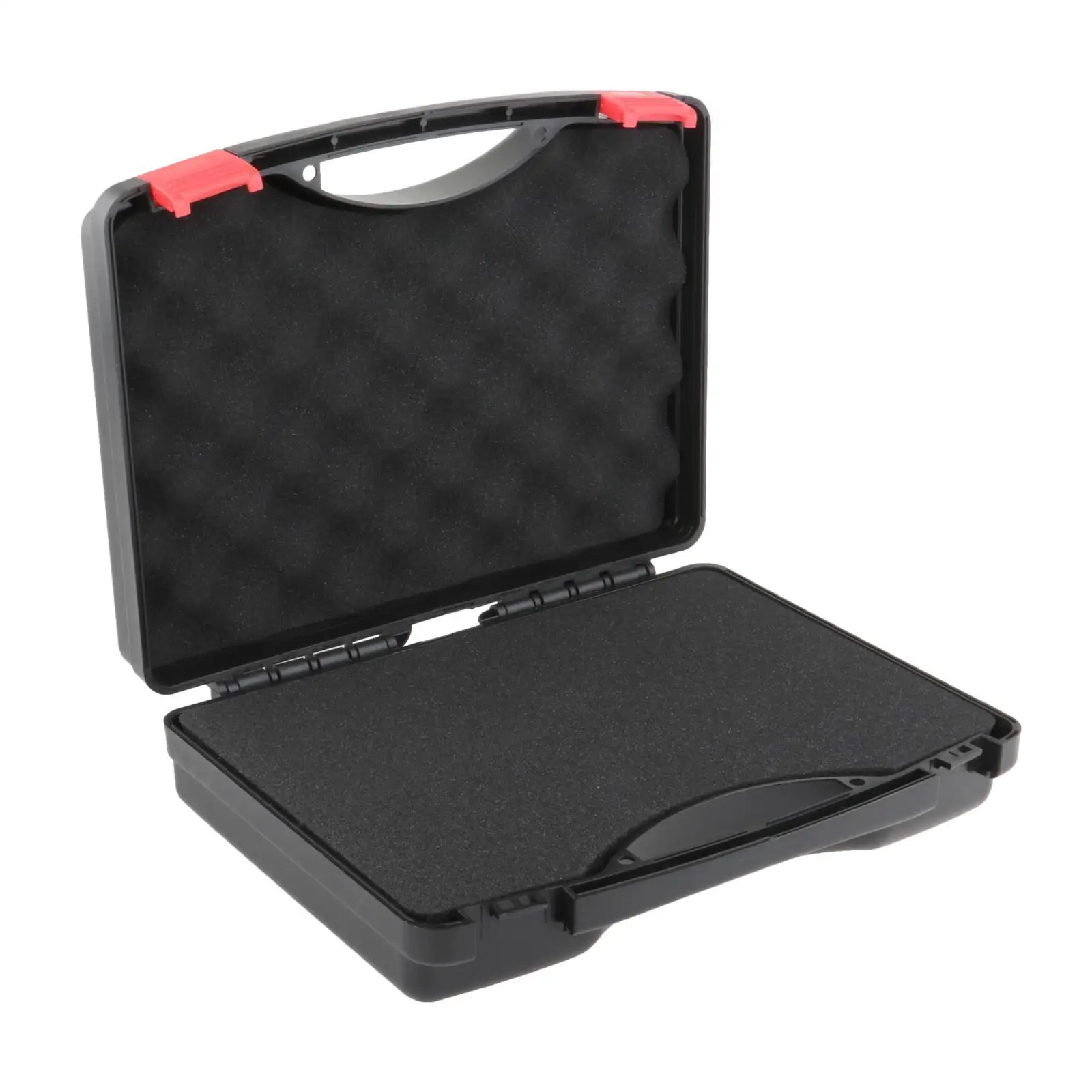 2xProtective Toolbox with Sponge Wear Resistant Lockable for Workplace Outdoor